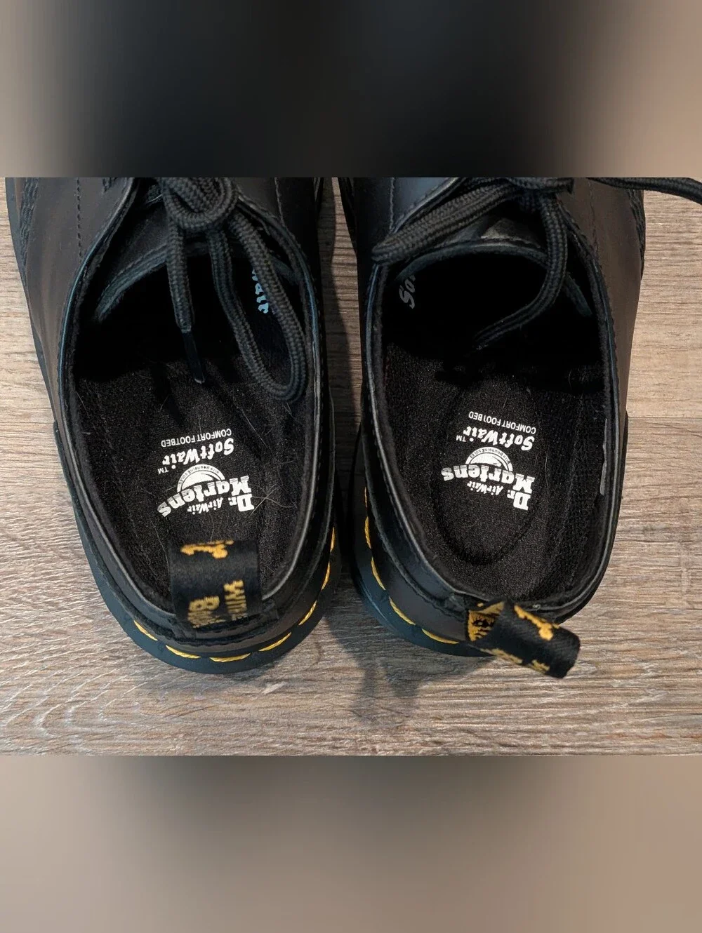Dr. Martens Doc Audrick 3 Eye Platform Shoes Black Woman’s Size 38 EU / 7 US